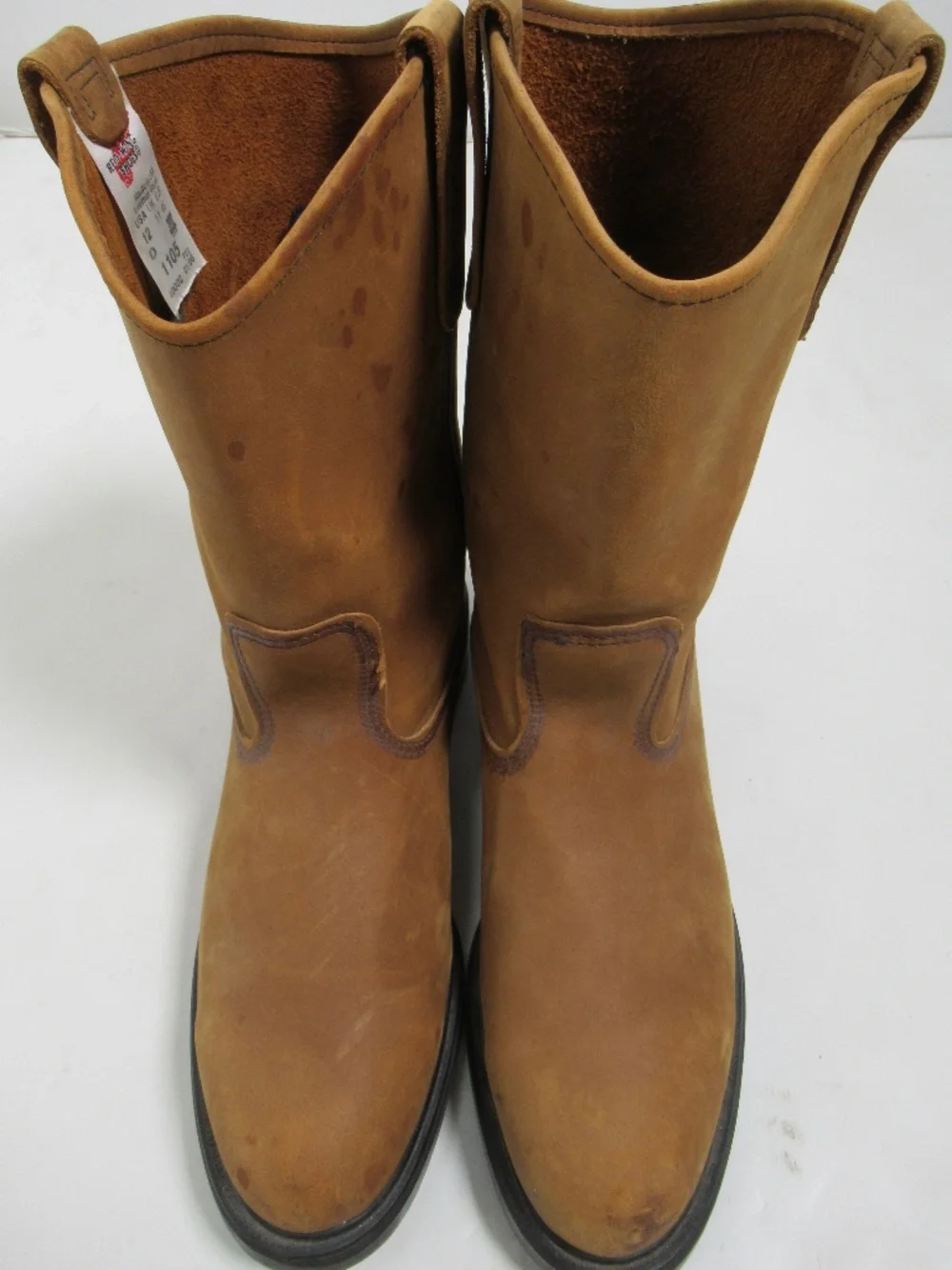 Red Wing Men's Supersole 11-Inch Soft Toe Pull-On Boot 1105 Light Brown 12 USA